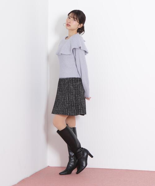 「JILL by JILL STUART」 フレアスカート SMALL ホワイト系その他 レディース_画像4