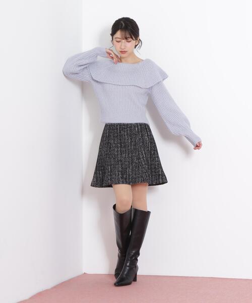 「JILL by JILL STUART」 フレアスカート SMALL ホワイト系その他 レディース_画像6