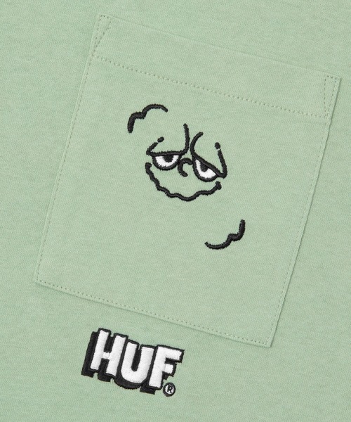 「HUF」 長袖Tシャツ X-LARGE ホワイト メンズ_画像4