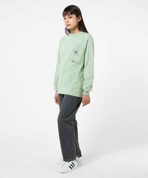 「HUF」 長袖Tシャツ X-LARGE ホワイト メンズ_画像5