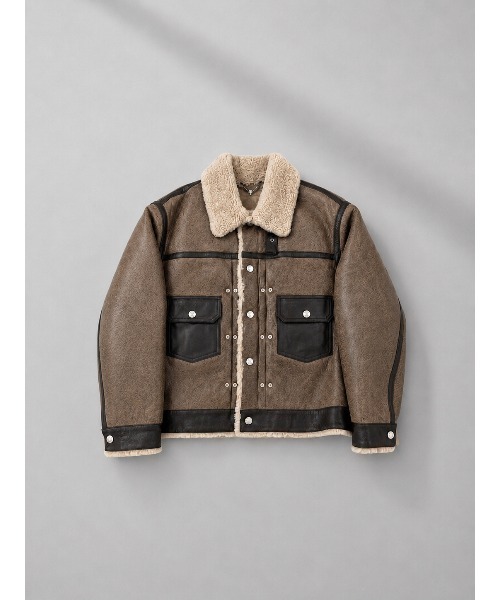 KENZO ケンゾーのフライトジャケット　B-3 ムートン ムートンジャケット ムートンコート 「KENZO/ケンゾー」SHEARLING