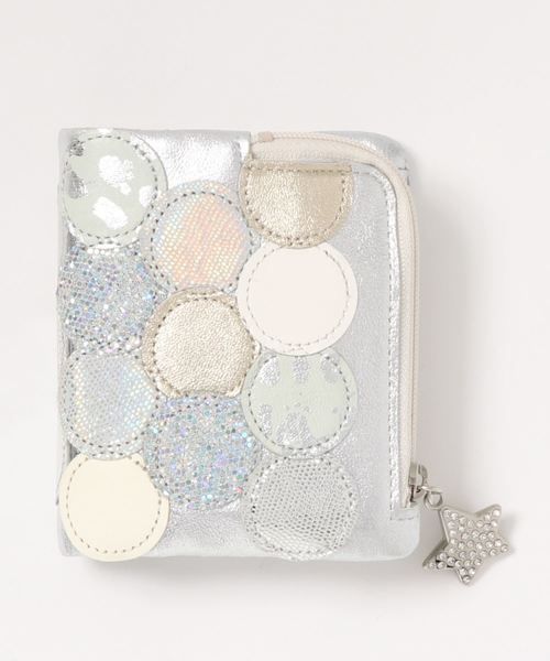 tsumori chisato メタリックドット 折財布 tsumori chisato CARRY 財布 新マルチドット 折財布 レディース