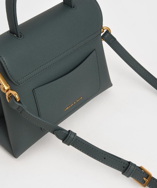 CHARLES ＆ KEITH ショルダーバッグ バッグ ストーンエンベ