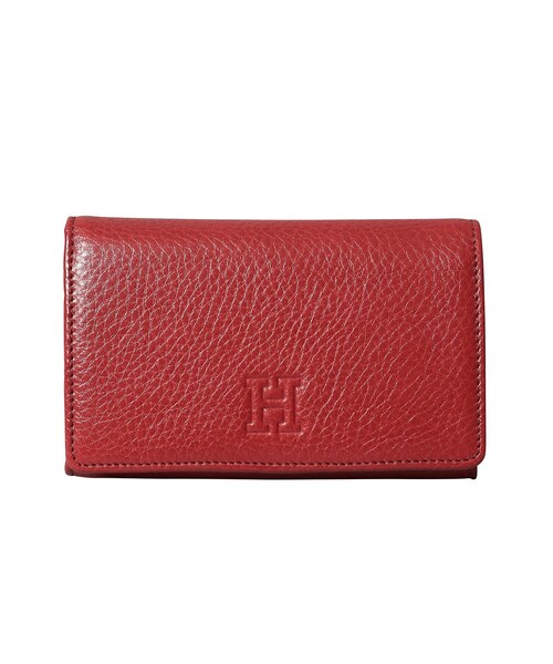 二つ折り財布 財布 「センプレ」二つ折り財布 レザー ウォレット 本革（商品番号：P25-50101） レディースの画像