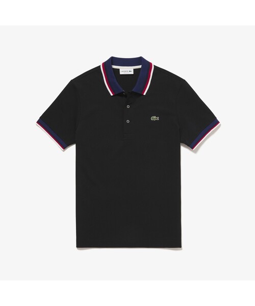 【LACOSTE トリコロールカラー】 ポロシャツ 紺白赤 メンズL SELECT STORE SEPTIS / JAPAN LACOSTE(ジャパンラコステ