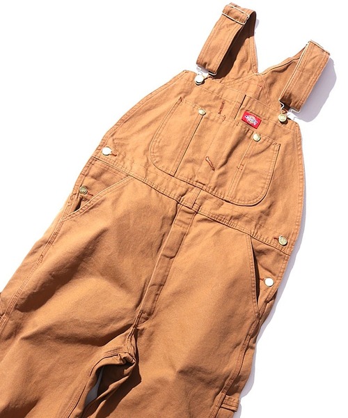 【Dickies】サロペット M (ベージュ) Dickies オーバーオール サロペット Dickies/ディッキーズ