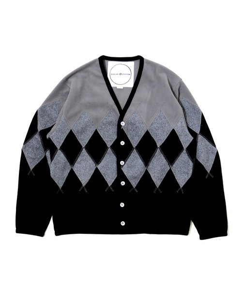 butcherproducts.ARGYLE CARDIGAN 【タグ付】 BURLAP OUTFITTER（バーラップアウトフィッター） カーディガン ARGYLE