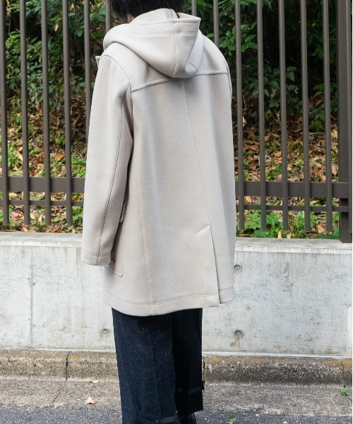 コート ジャケット TECH WOOL MELTON HOODIE COAT メンズ レディースの画像