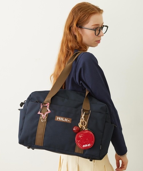 MILKFED.（ミルクフェド） キーホルダー NEO STAR CARABINER GINGHAM