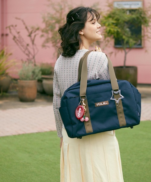 MILKFED.（ミルクフェド） キーホルダー NEO STAR CARABINER GINGHAM