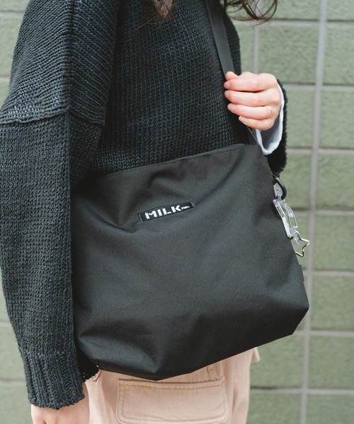 MILKFED.（ミルクフェド） キーホルダー NEO STAR CARABINER GINGHAM