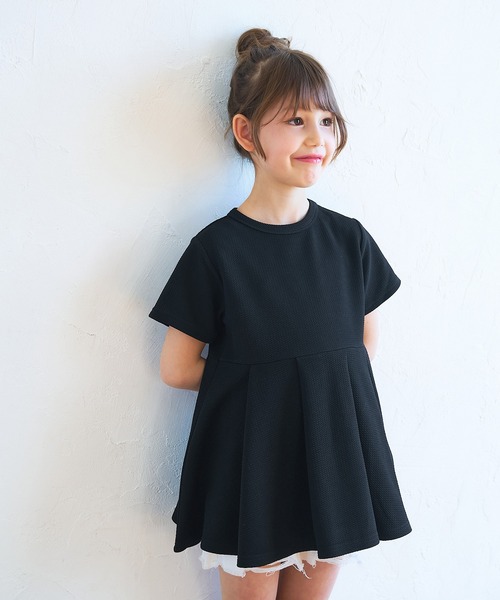 coca（コカ） tシャツ 「WEB限定セール」キッズ エンボスタック