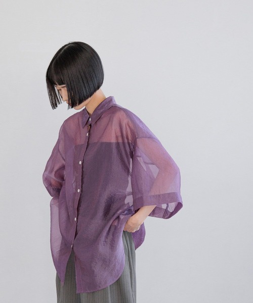 大人気！まとめ一覧 ブラウス シャツ シアーシャツ 183491 レディース : ZOZOTOWN トップス