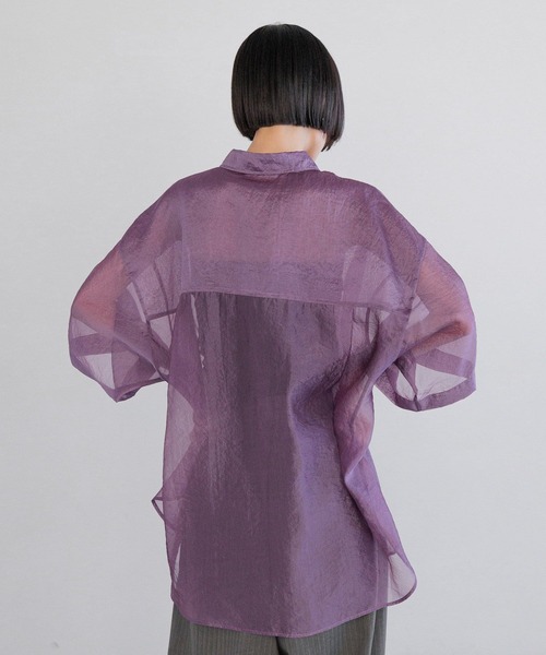 ブラウス シャツ シアーシャツ 183491 レディース : ZOZOTOWN