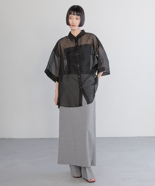 イッセイミヤケ⭕️極美品　ポーチ付き　シアーシャツ　ブラウス　希少　ゆったり　完売 ISSEY MIYAKE U.S.A. | Official Website – isseymiyake.com