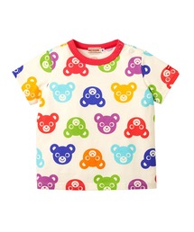 新品タグ付き　ミキハウス　カラフル半袖　プッチー君　２点セット　130 完売品 MIKI HOUSE（ミキハウス） tシャツ プッチー総柄半袖Tシャツ キッズ