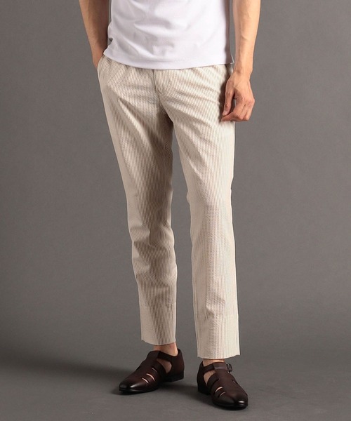 kuriMONSIEUR NICOLE ムッシュニコル トラックパンツ ピンストライプ ワイドトラックパンツ｜その他パンツ｜ニコル公式通販