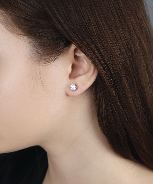 CEMO NEMO（セモネモ） ピアス 「金属アレルギー対応」 キュービック