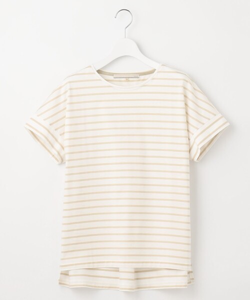 tシャツ 「UV加工・洗える」ハイカウントボーダー カットソー レディース