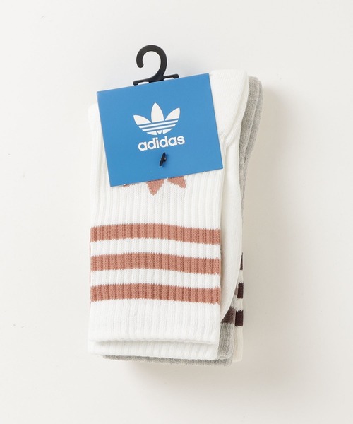 靴下 ミッドカット クルーソックス 3足組 / アディダスオリジナルス adidas Originals メンズ レディース | adidas | 16