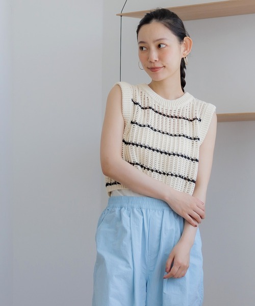 coca ベスト ジレ サマーニットベスト レディース : ZOZOTOWN
