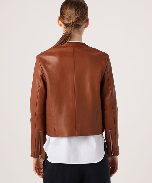 DES PRES（デプレ） レザージャケット ライダース ラムレザー ジップ