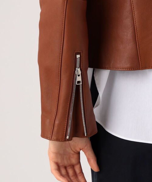 DES PRES（デプレ） レザージャケット ライダース ラムレザー ジップ