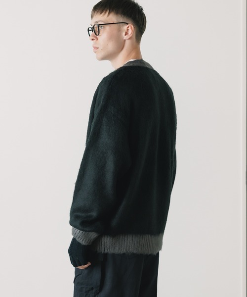 カーディガン FREE MAX Mohair Like Knit Cardigan モヘアライクニットカーデ レディース メンズ FREE MAX カーディガン Mohair Like Knit Cardigan モヘアライク