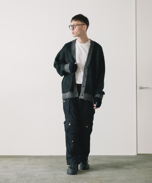 FREE MAX カーディガン Mohair Like Knit Cardigan モヘアライク