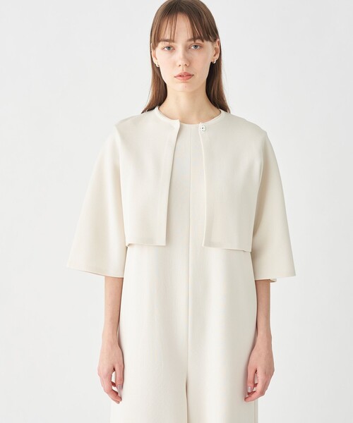 Ballsey（ボールジィ） カーディガン ミラノリブ ショートボレロ