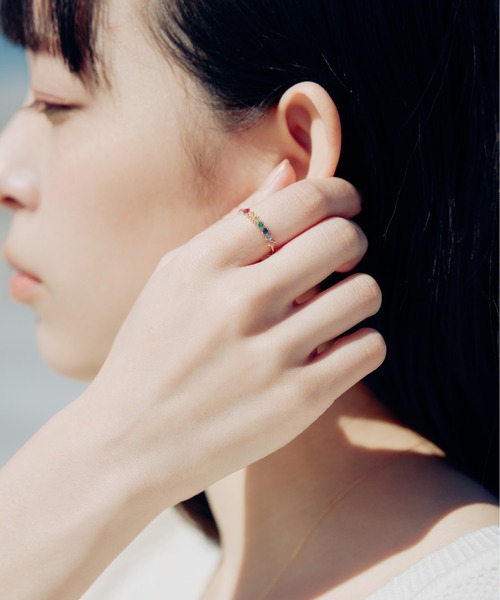 Jewel closet by L&Co. 指輪 リング K18 セブンストーン リング