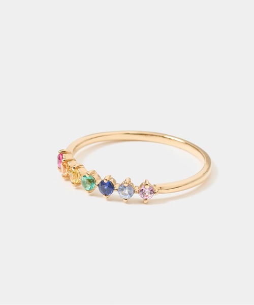 Jewel closet by L&Co. 指輪 リング K18 セブンストーン リング