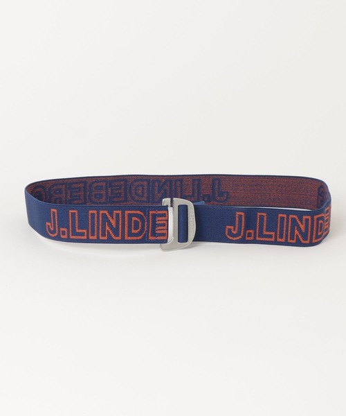 【J.LINDEBERG/GOLF】ウェイビングロゴベルト J.LINDEBERG（ジェイリンドバーグ） ベルト 「J.LINDEBERG/GOLF
