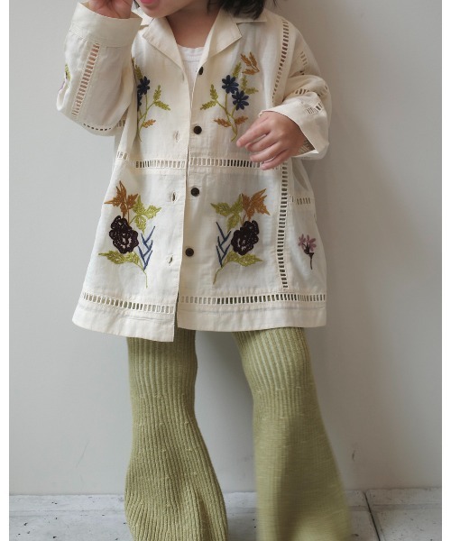 TODAYFUL ブラウス シャツ Embroidery Patchwork Shirts（KIDS