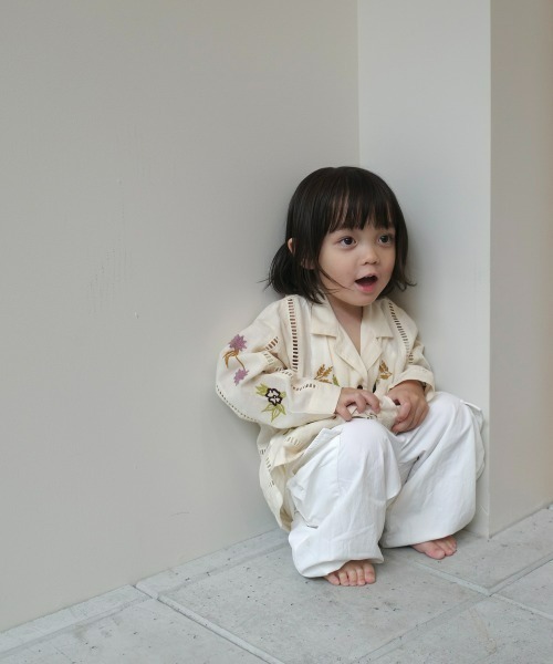 TODAYFUL ブラウス シャツ Embroidery Patchwork Shirts（KIDS