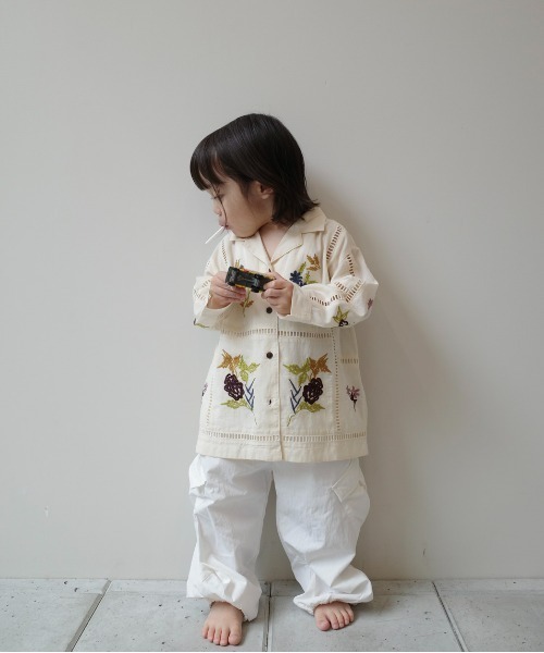 TODAYFUL ブラウス シャツ Embroidery Patchwork Shirts（KIDS