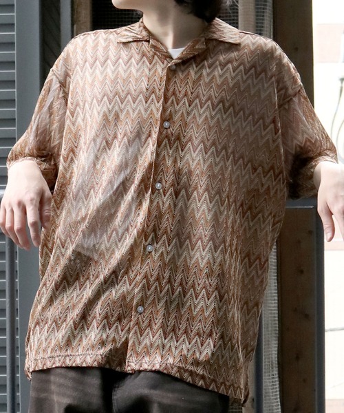 限定値下 Time is on BALFAS LACE O/C SHIRT Starting Over シャツ balfas lace open collar shirt