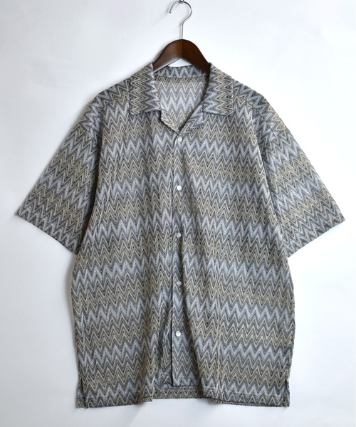 Starting Over シャツ balfas lace open collar shirt