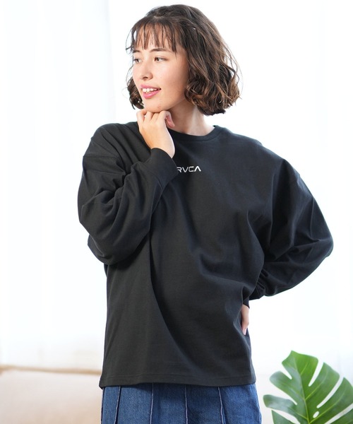 【RVCA】バックプリント コットン Tシャツ★カラー複数あり♪ RVCA ルーカ メンズ 半袖 Tシャツ バックプリント オーバー