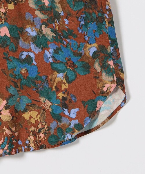 SHIPS any ブラウス シャツ any: 「手洗い可能」TROUILLET フラワー