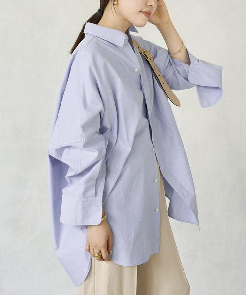 plage（プラージュ） ブラウス シャツ 「追加」Oxford Long シャツ