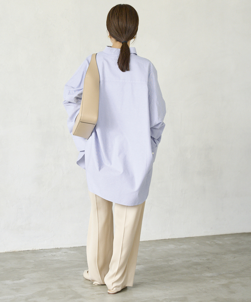 plage（プラージュ） ブラウス シャツ 「追加」Oxford Long シャツ
