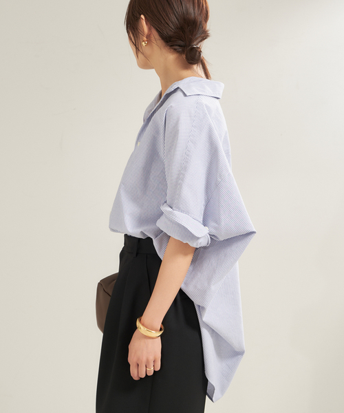 plage（プラージュ） ブラウス シャツ 「追加」Oxford Long シャツ