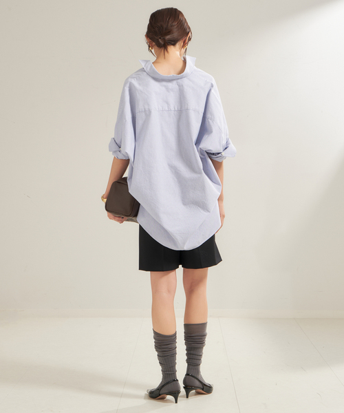plage（プラージュ） ブラウス シャツ 「追加」Oxford Long シャツ