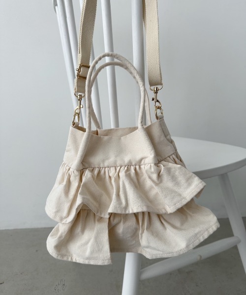 LEE レース刺繍チェーン・ショルダーバッグ ハンドバッグ 2way &Robu. ショルダーバッグ バッグ レース刺繍2WAYバッグ