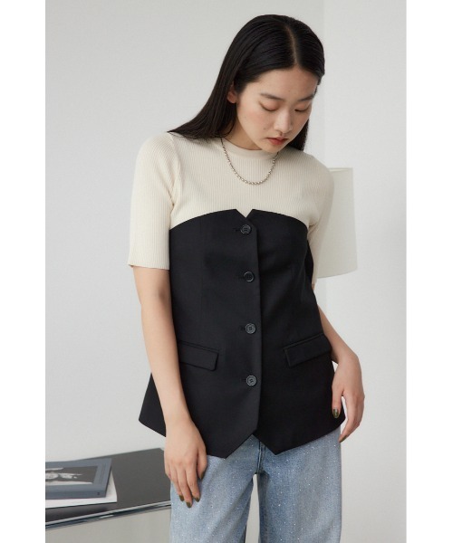 AZUL BY MOUSSY（アズールバイマウジー） チューブトップ ベアトップ