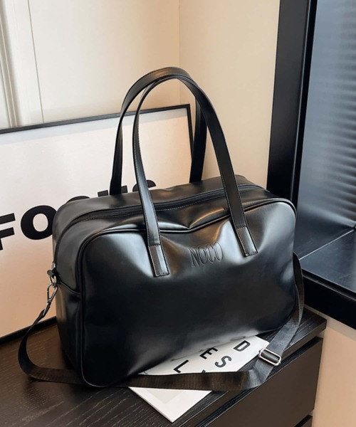 LA VORAGINE（ラ ヴォラジネ） ボストンバッグ 大容量2WAY スクエア