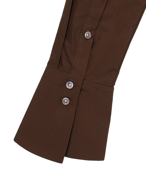 ブラウス シャツ コンパクト ドレスシャツ FMN-24AW-S-001 レディース forget-me-nots ブラウス シャツ コンパクト ドレスシャツ FMN