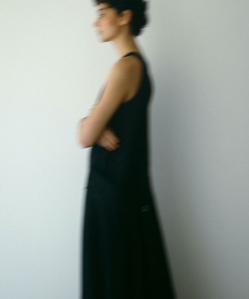 ETRE TOKYO ワンピース EDWIN×ETRE TOKYOボリュームデニムドレス 