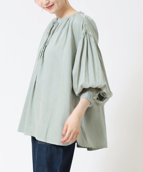未使用タグ付き＊ヘルシーデニム Anemone 2wayブラウス Healthy denim ブラウス シャツ Anemone 2wayブラウス 「Healthy